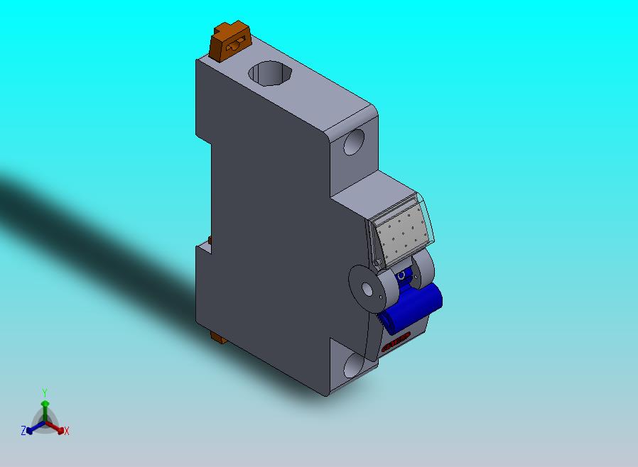 LS-Switch，1TE，用于 DIN 导轨