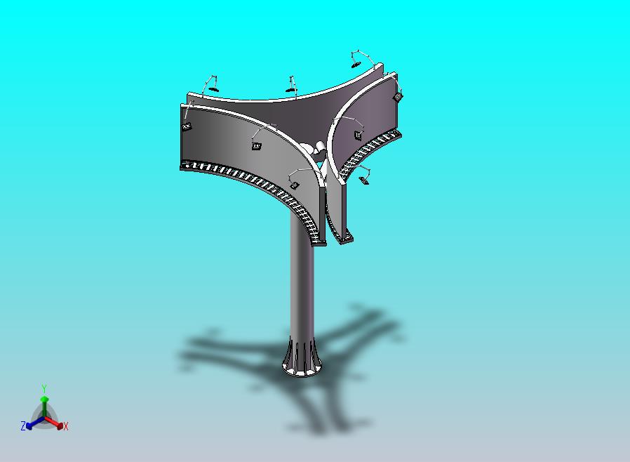 3D弯曲广告牌
