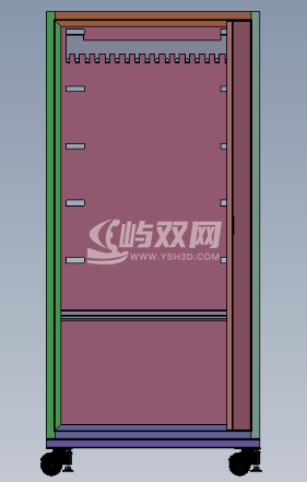 移动式铁工具柜