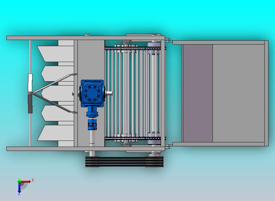 马铃薯收获机设计 sw+cad+说明书