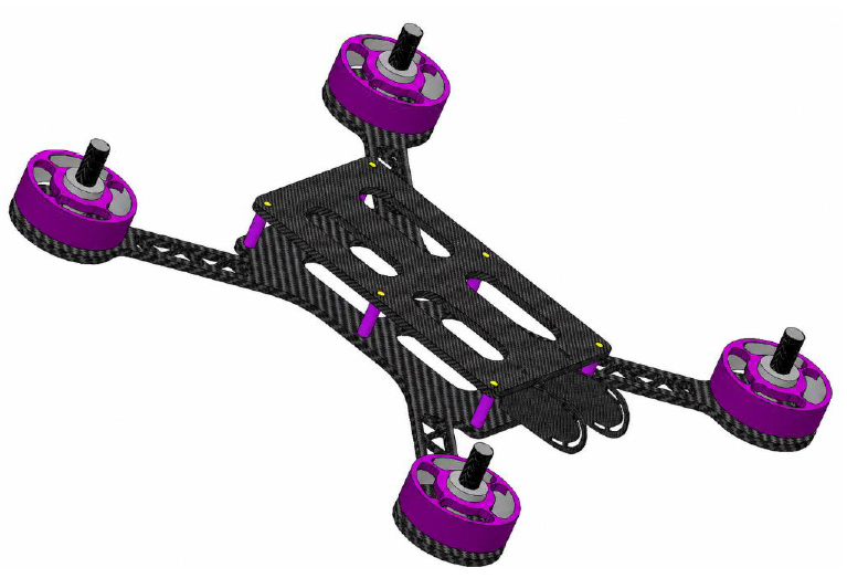轻型 FPV 四轴飞行器框架