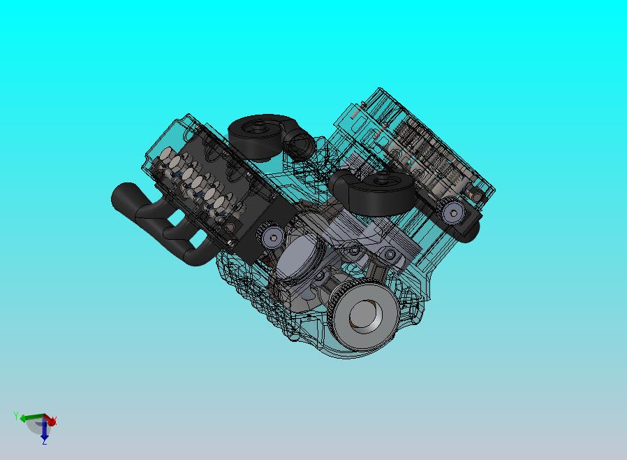 V6发动机缸体设计与制造