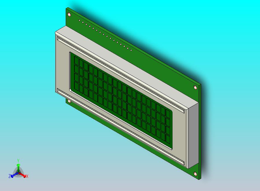 Truly MSC-C204DYLY-1N 4x20 LCD模块
