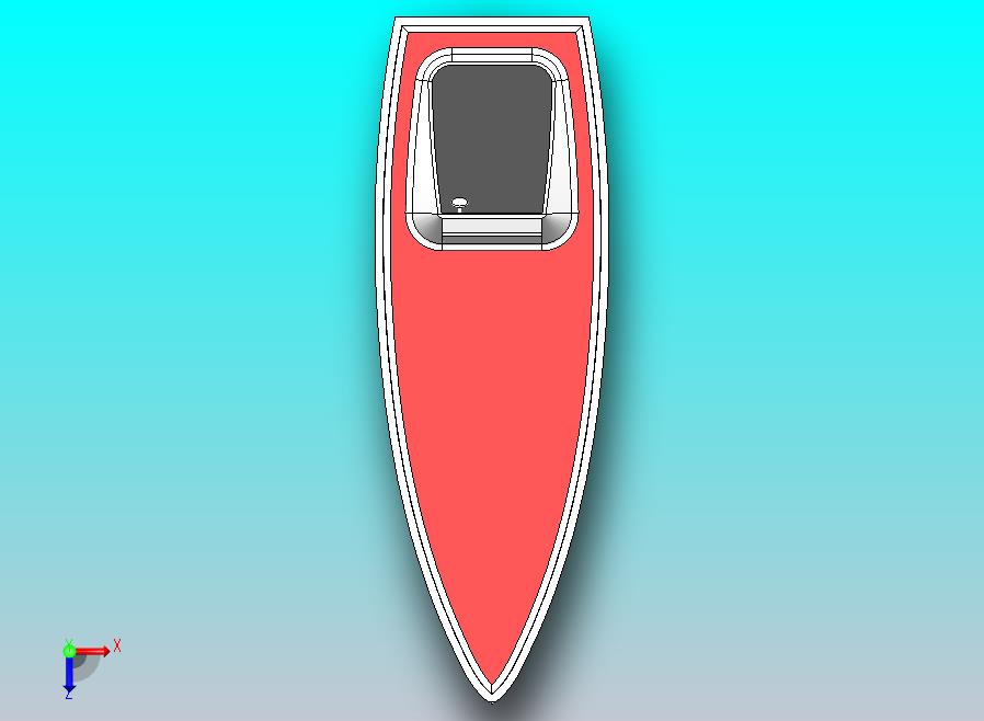 现代流动模拟船