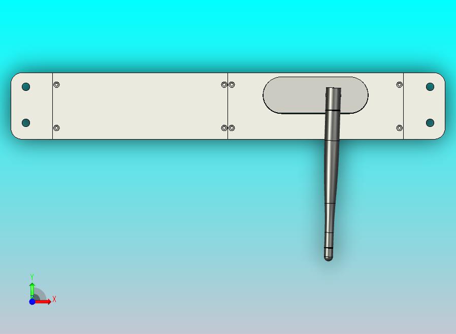 3D 可打印 1U 机架