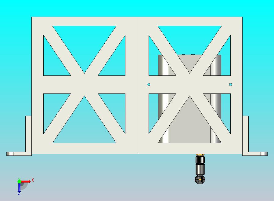 3D 可打印 1U 机架
