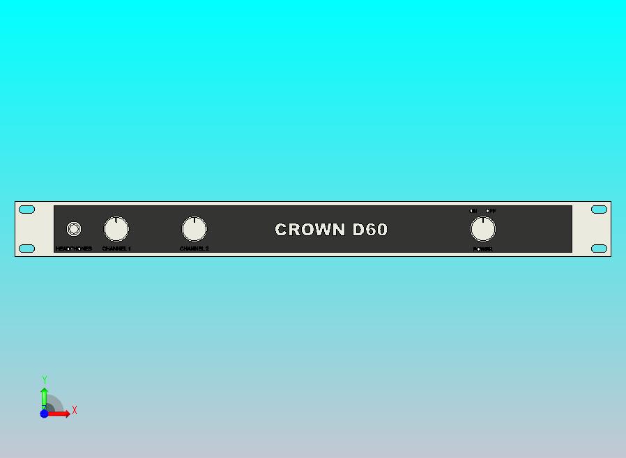 Crown D60 功放