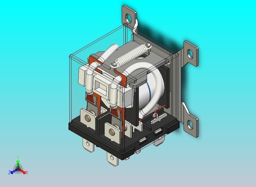 JQX-12F-2Z 继电器 DPDT 12V 直流