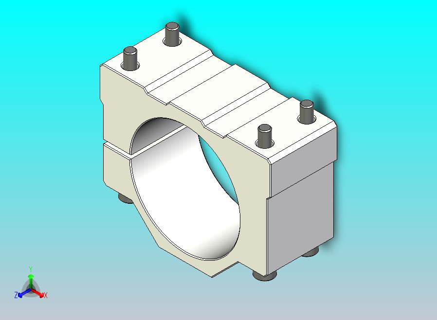 65 mm CNC 主轴电机夹具底座