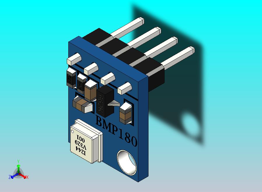 BMP180 海拔、气压、温度..zip