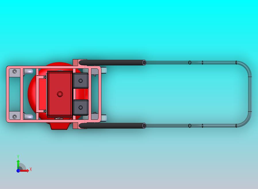 草坪清理机结构设计 sw+cad