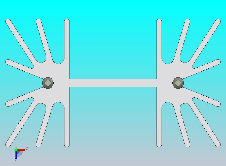 散热器“H”型； 42x25