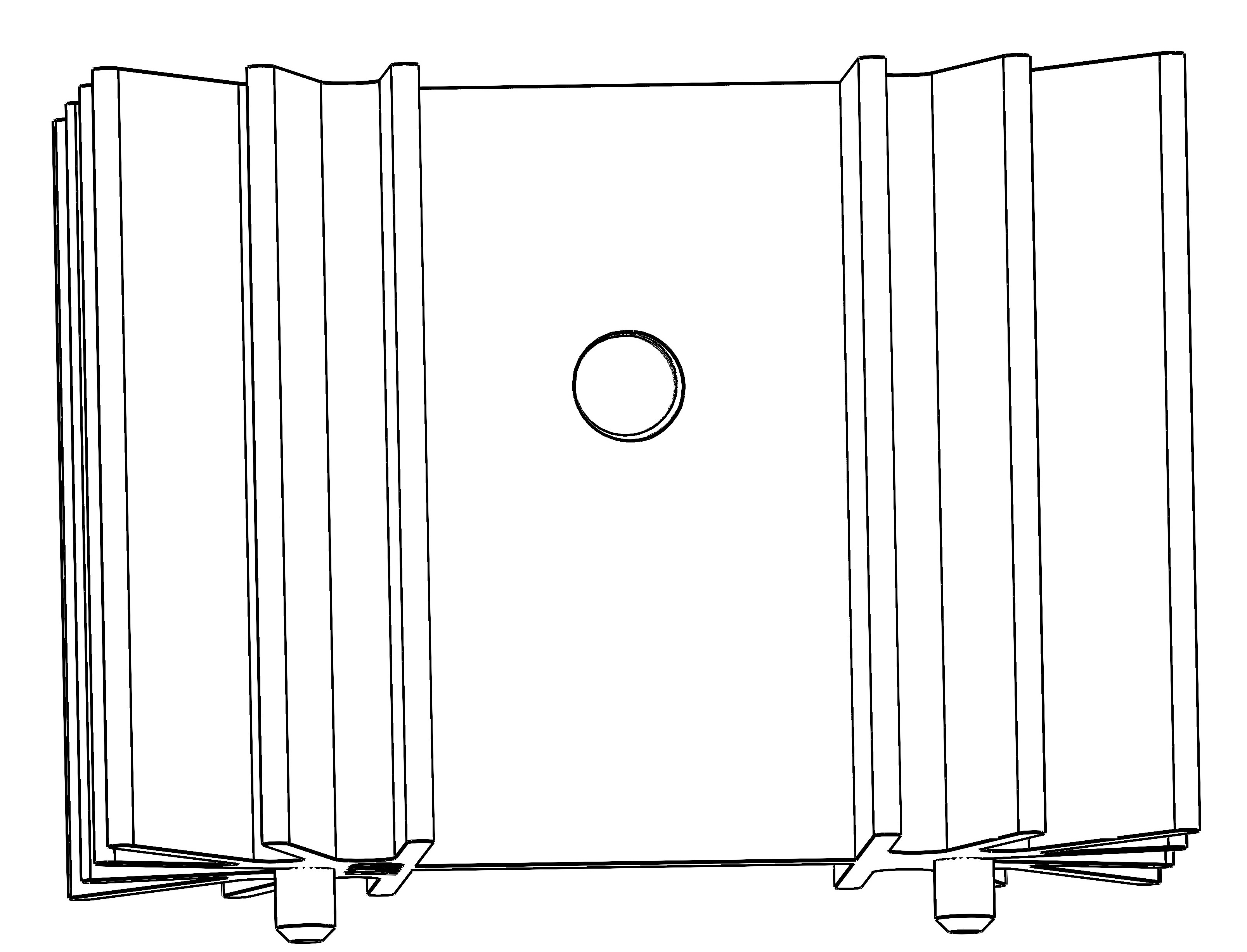 散热器“H”型； 42x25