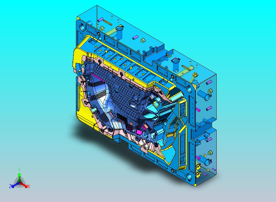 M150099-SUV后侧尾数据-一侧与B柱模具结构一致