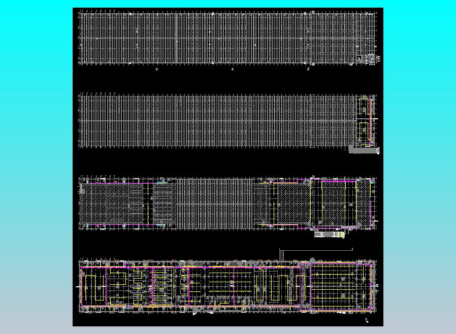 LAY-10-019~027 消防应急广播及防火门监控系统平面图