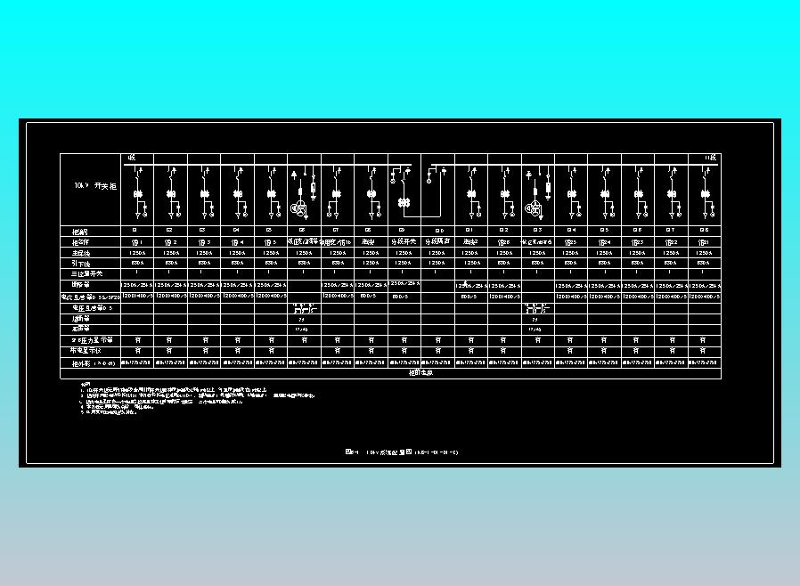 图6-1  10kV系统配置图（KB-1-D1-01-C）