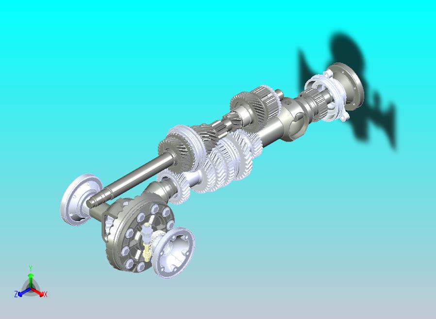 四台变速箱 INVentor IGS