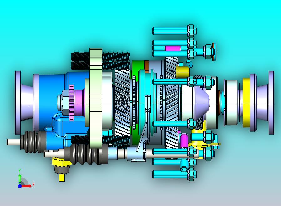 越野车分动箱 CATIA