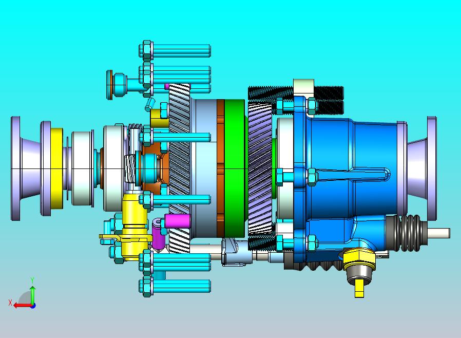 越野车分动箱 CATIA