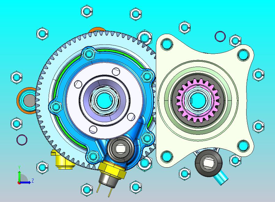 越野车分动箱 CATIA