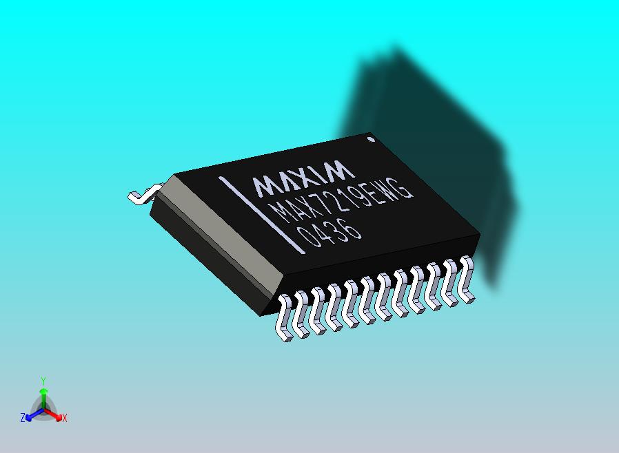 CI MAX7219CWG+