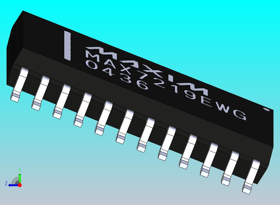 CI MAX7219CWG+