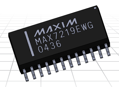 CI MAX7219CWG+