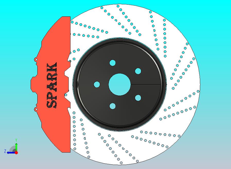 SPARK 制动盘和卡钳组件