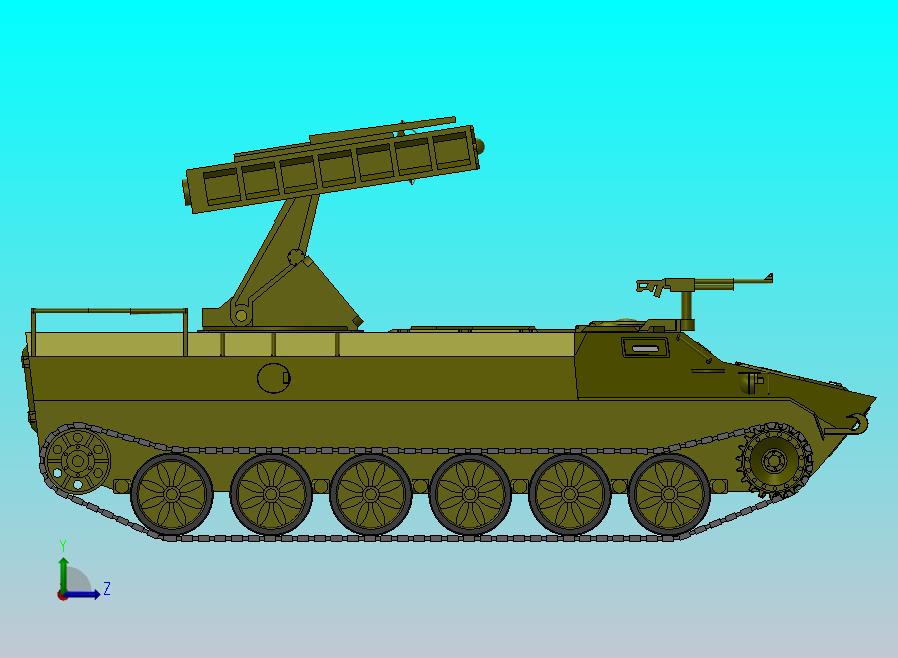 Strela-10防空导弹履带装甲车