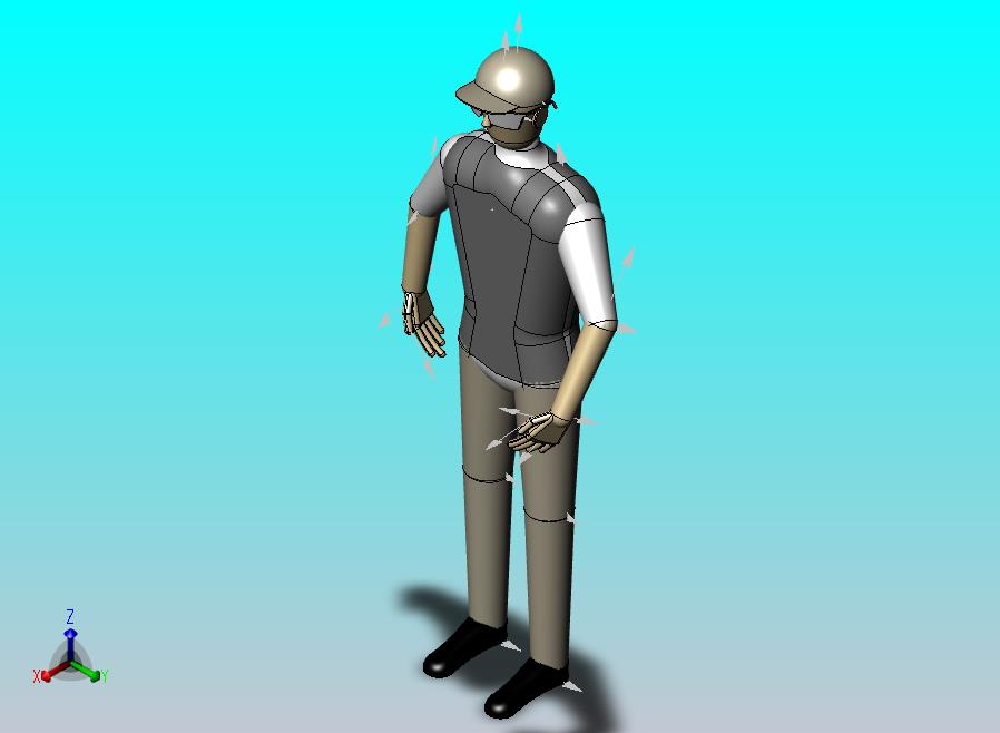 solidworks人体图 