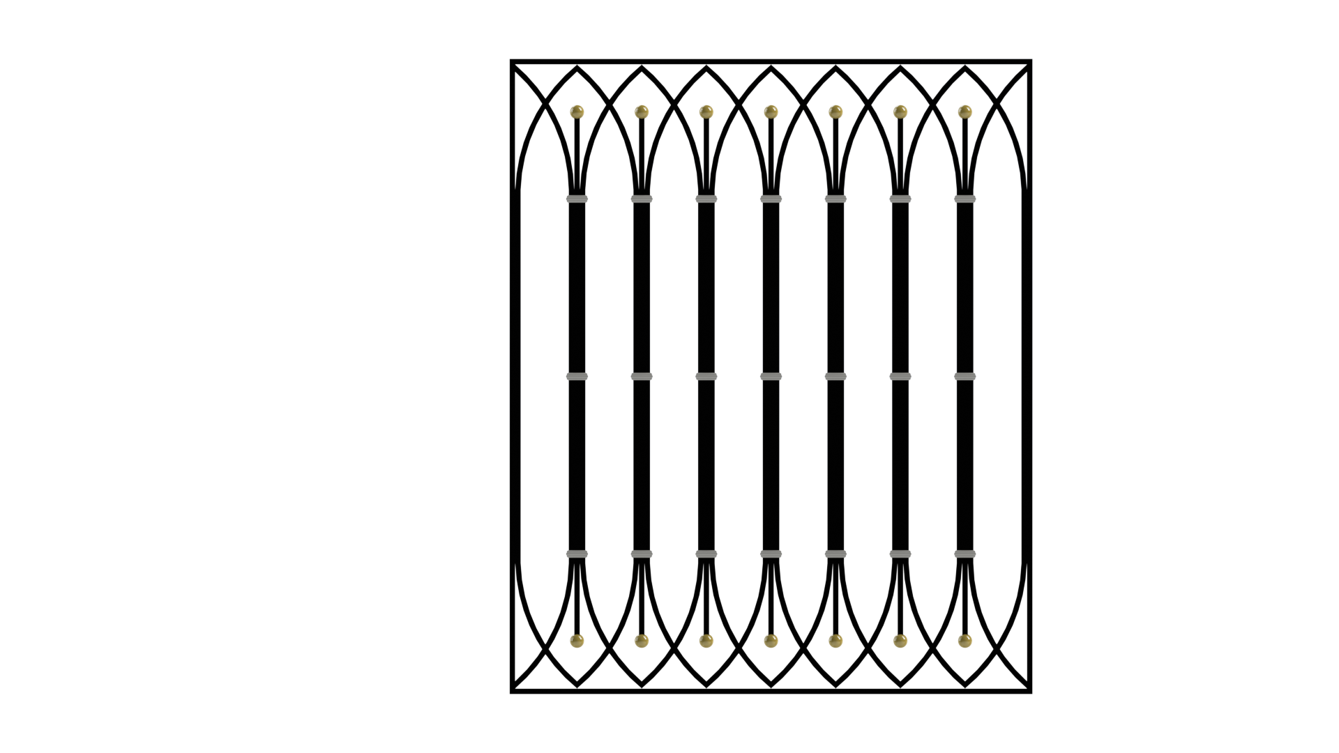 栅栏 1700x1400 毫米”