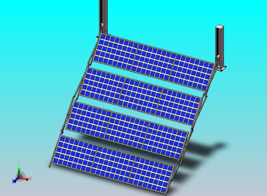 收扩型太阳能机构