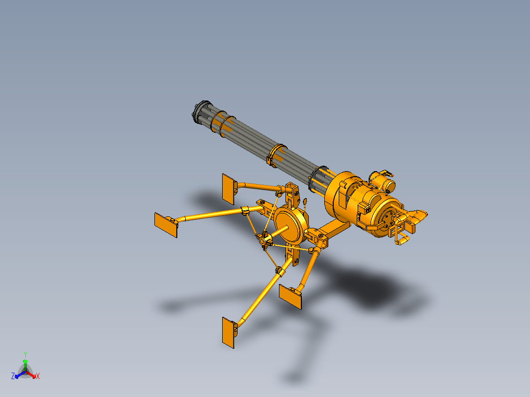 加特林玩具模型图档