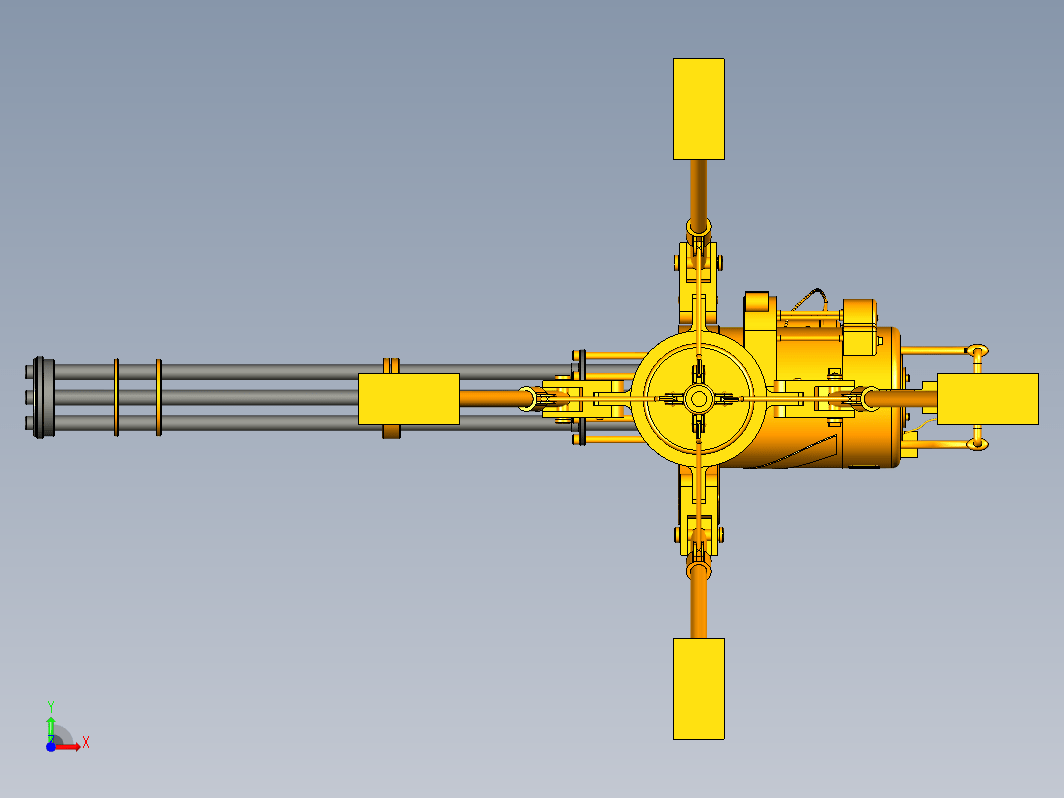 加特林玩具模型图档