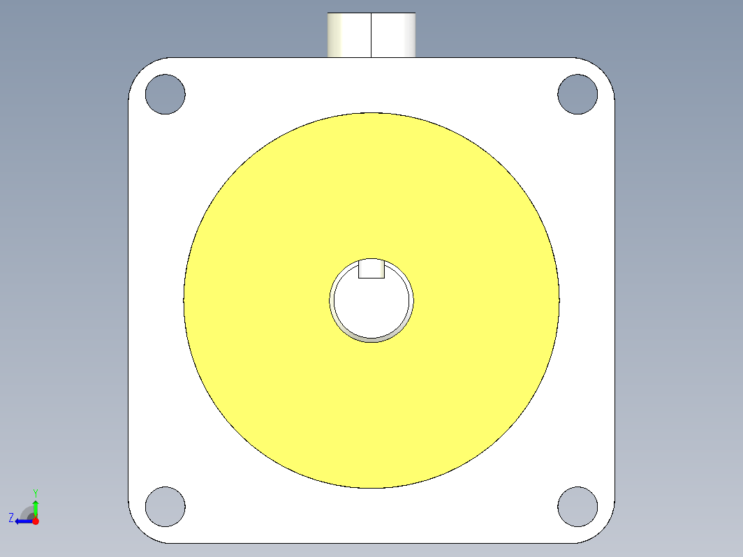 YK31112A  110mm三相步进电机（3D）