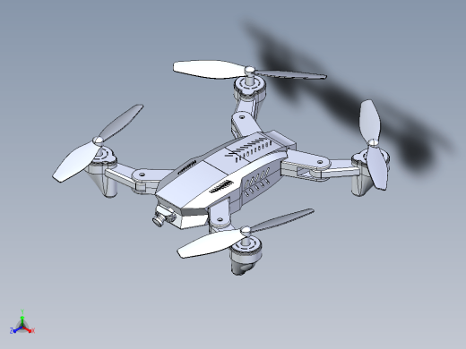 Quadcopter Drone四轴四旋翼无人机造型缩略图