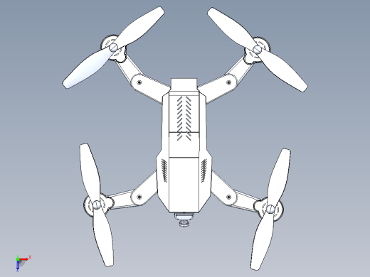 Quadcopter Drone四轴四旋翼无人机造型缩略图