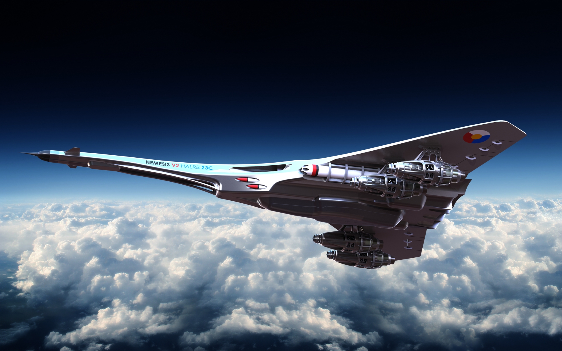 Nemesis V2科幻高空远程轰炸机