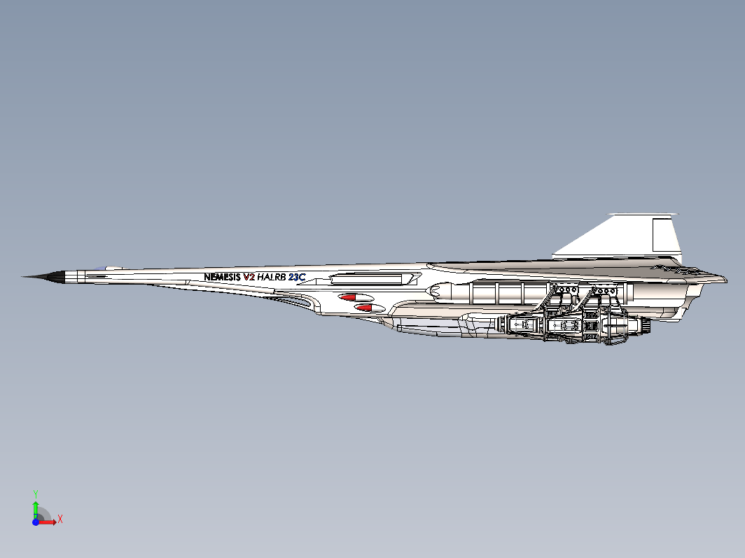 Nemesis V2科幻高空远程轰炸机