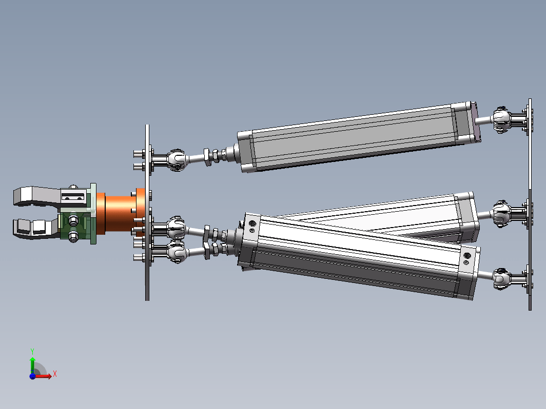 并联机器人三维SW2018带参+CAD+说明书