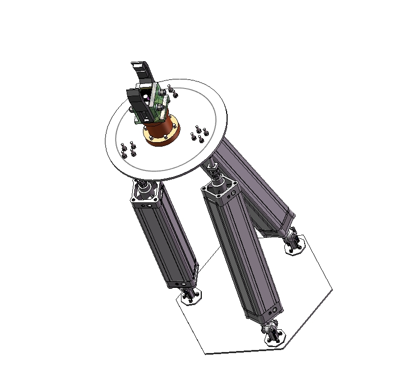 并联机器人三维SW2018带参+CAD+说明书