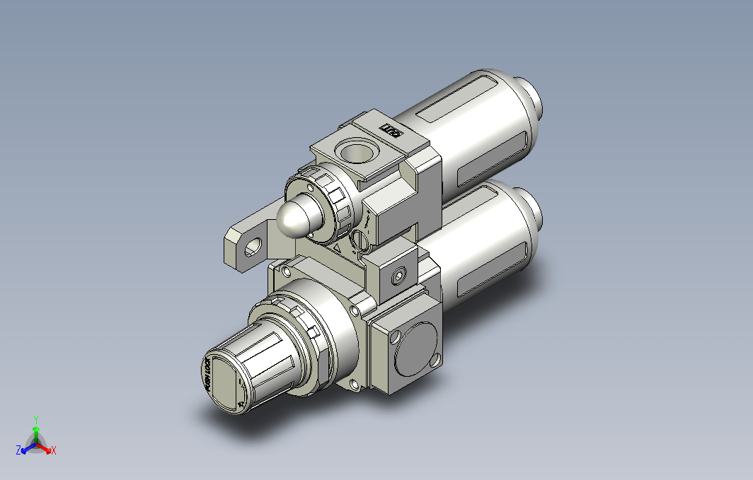 气源处理元件二点式组合3D-NFC-200-01-BG系列