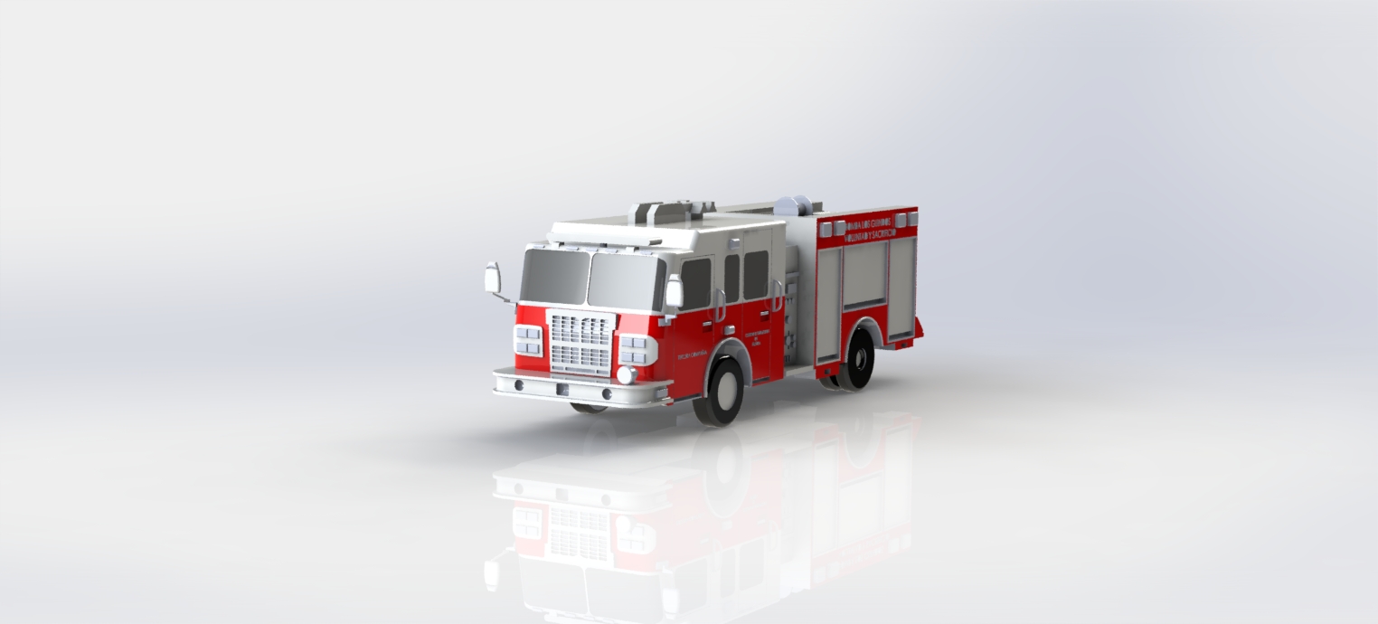 firetruck modal消防车