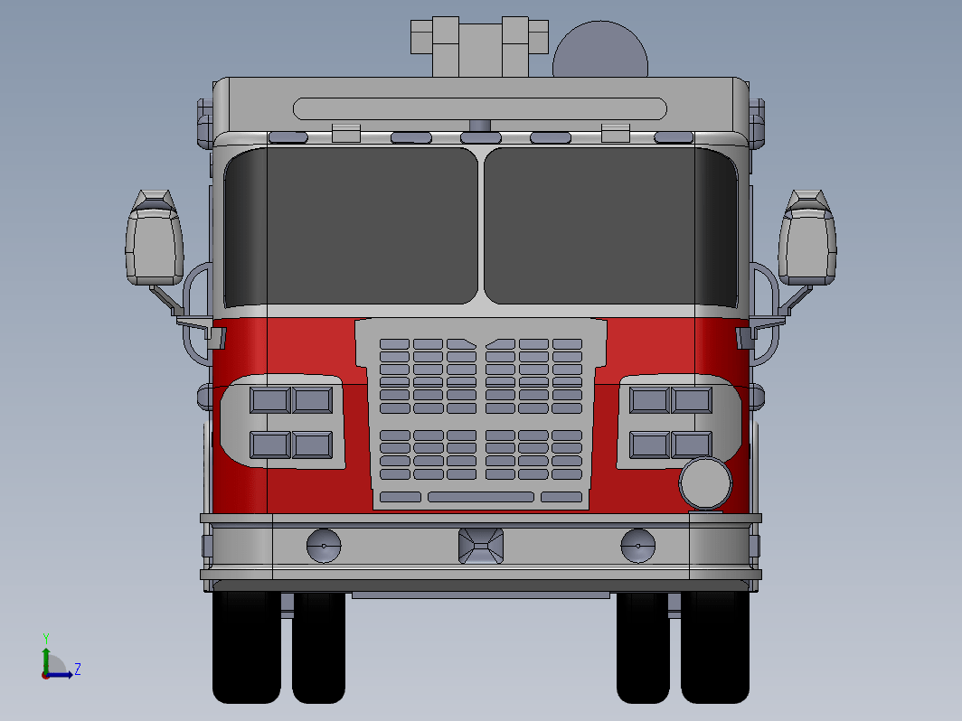 firetruck modal消防车