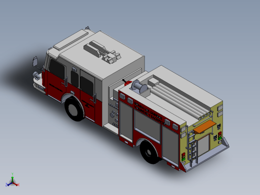firetruck modal消防车缩略图