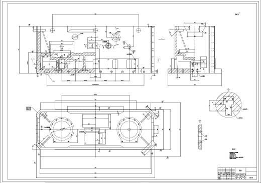 250吨闭式双点压力机执行机构设计+CAD+说明书缩略图