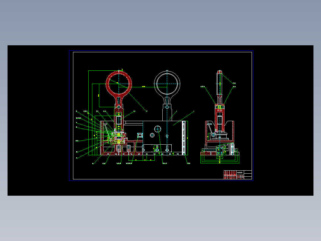 250吨闭式双点压力机执行机构设计+CAD+说明书