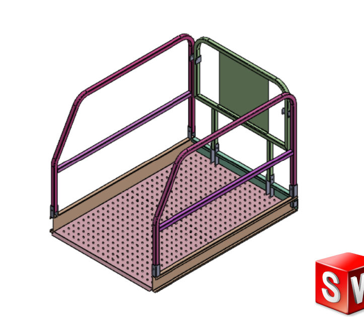 12M移动式升降机3D