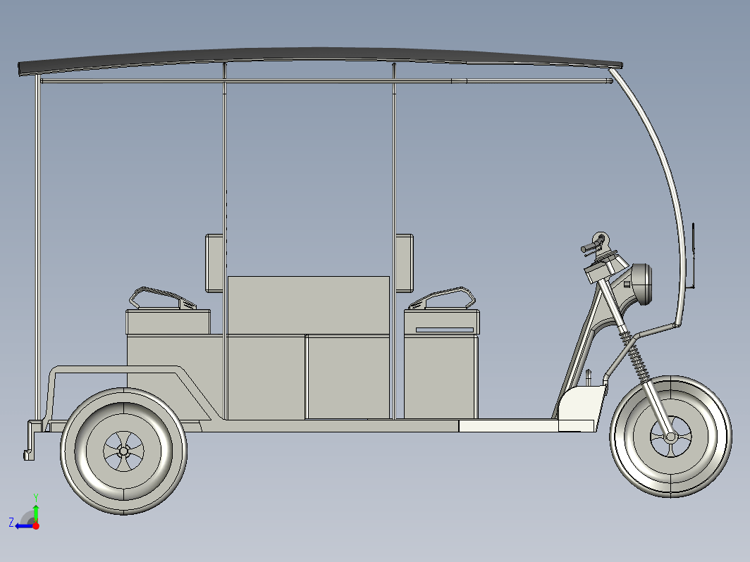 e-rickshaw三轮摩托车