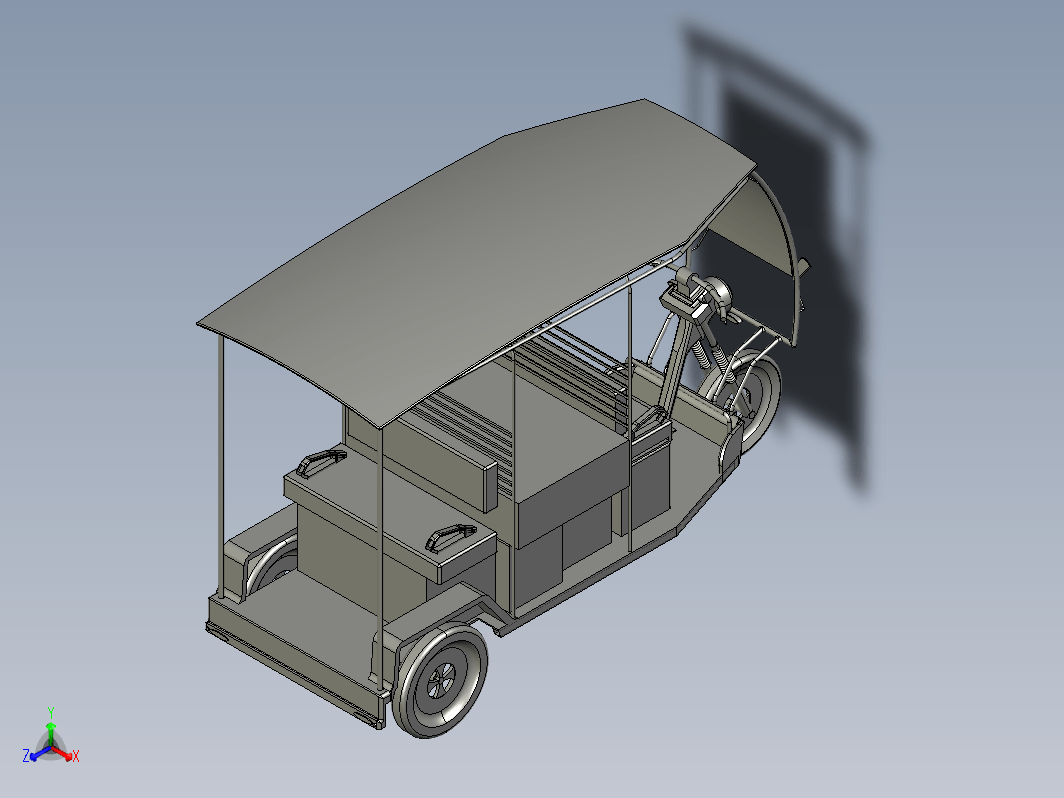 e-rickshaw三轮摩托车